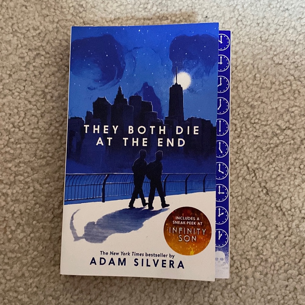 A book called, “ They Bith Die At The End” by Adam Silvera.